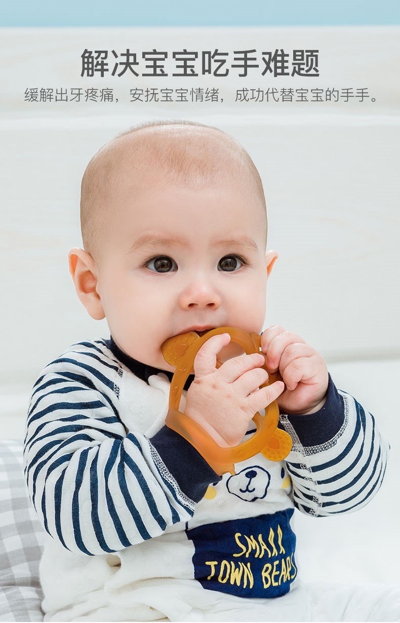 Hộp đựng đồ siêu mỏng bao tay chống ăn cho bé bằng silicon dây đeo cổ tay bảo vệ ngón giữa dễ dàng sử dụng bao tay cao su cho bé - Gutta-percha / Toothbrsuh / Kem đánh răng