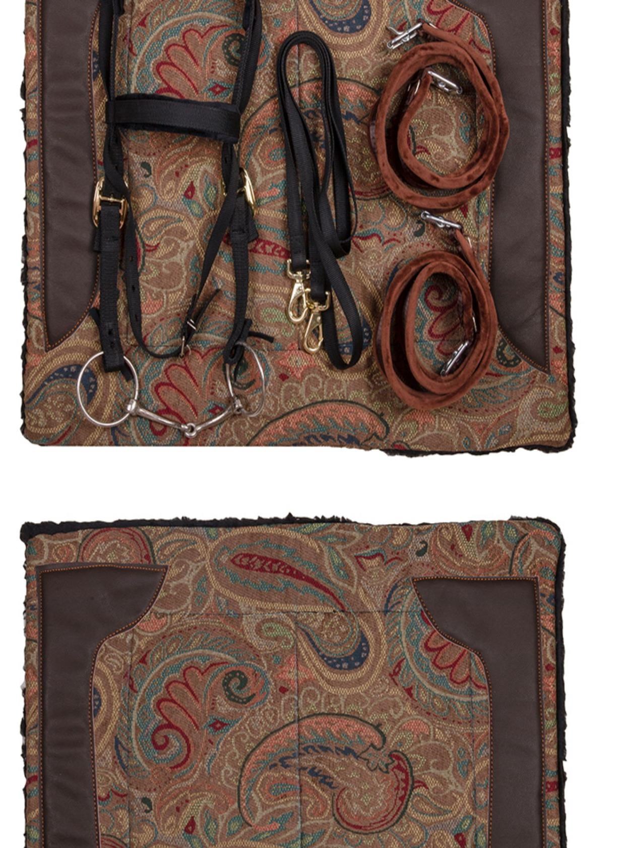 蒙古马鞍子全套蒙古民族大马马术民族套马西部马具骑马配件马术