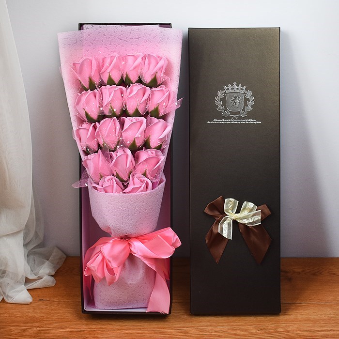 Hoạt hình bó hoa hộp quà hoa hồng bó hoa xà phòng cho bạn gái bạn gái ngày nhà giáo giáo viên cô gái học sinh - Hoa hoạt hình / Hoa sô cô la