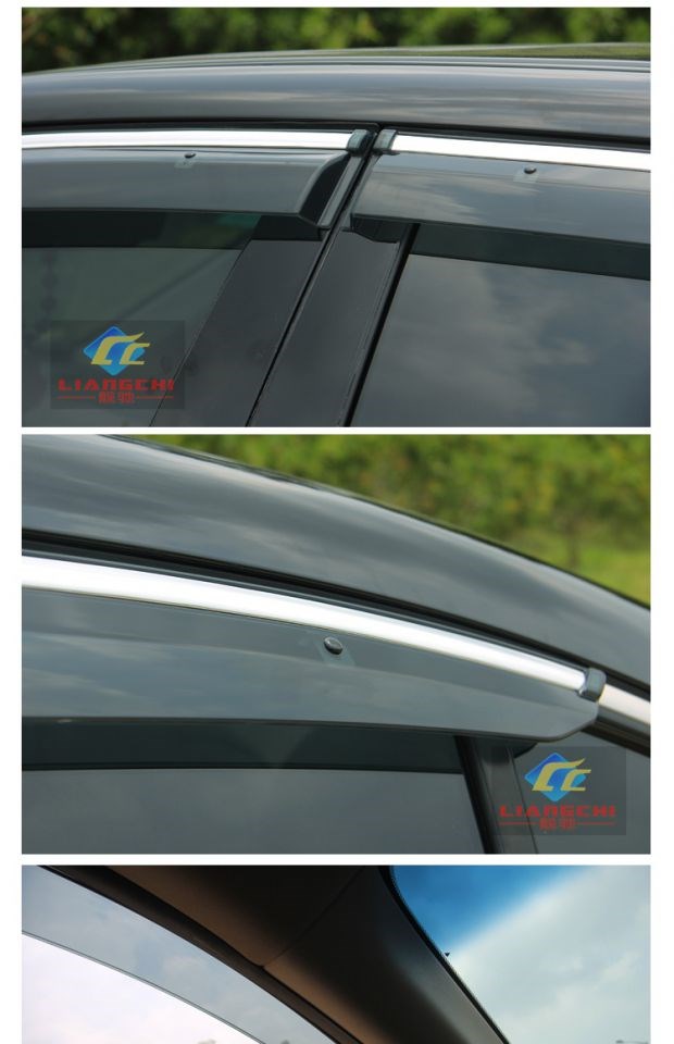 Thích hợp cho Accord 8, 9, 10, cửa sổ đúc phun đặc biệt được sửa đổi, tấm chắn mưa, tấm chắn thời tiết cửa, dày - Mưa Sheld