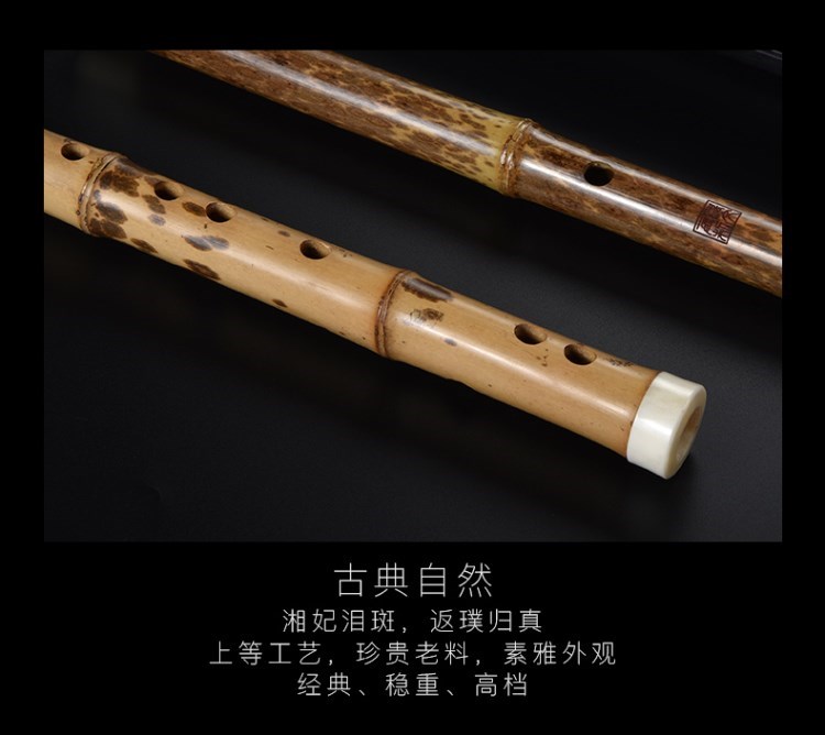 Bộ binh sáo trúc cao cấp, nhạc cụ văn trúc, Chen Qing Collection, sáo trúc Xiang Fei tinh luyện, chuyên mục sơ cấp sáo Zhan - Nhạc cụ dân tộc