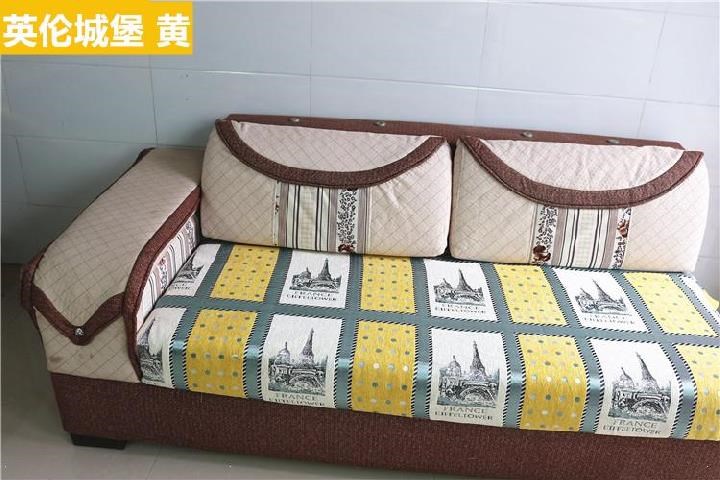 Vỏ bọc đệm sofa Bắc Âu đơn giản hiện đại đa năng bọc vải đơn giản có thể gấp lại bảo vệ vỏ bọc sofa giường đàn hồi - Bảo vệ bụi