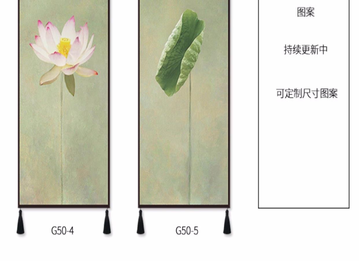 Phong cách Trung Quốc trang trí phòng khách bức tranh hoa sen Tấm thảm trang trí sofa phong cách Trung Quốc treo vải nền tường vải nghệ thuật trang trí vải trang trí - Tapestry
