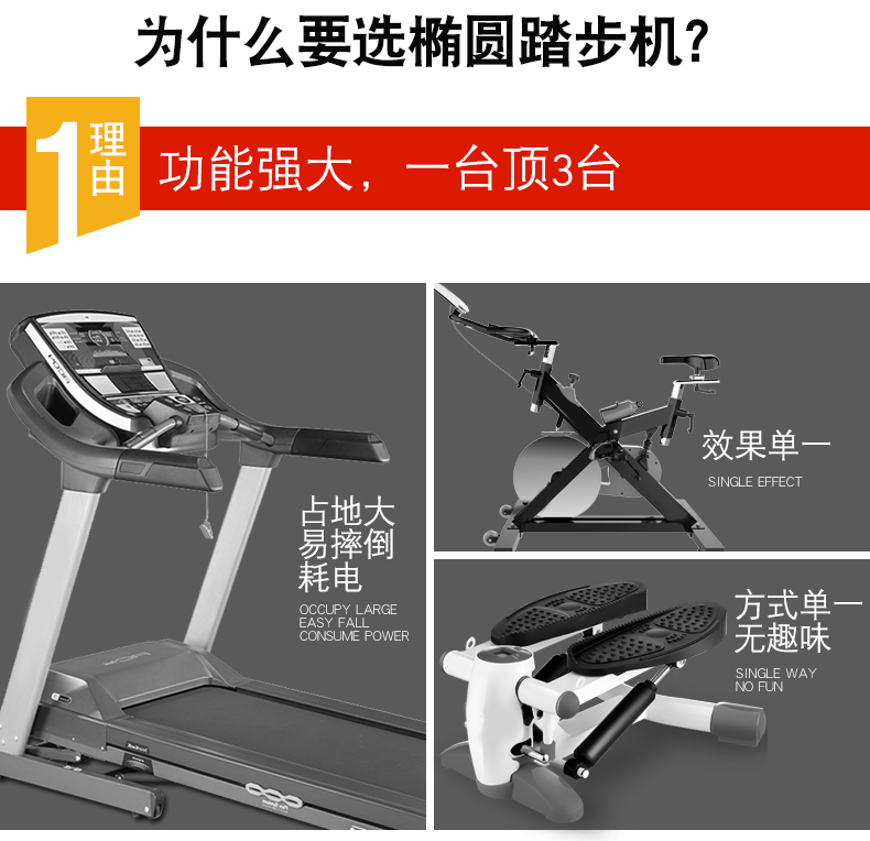 Chính hãng bước gia dụng câm máy giảm cân thiết bị thể dục mini magnetron đạp máy tập đạp xe mỏng - Stepper / thiết bị tập thể dục vừa và nhỏ