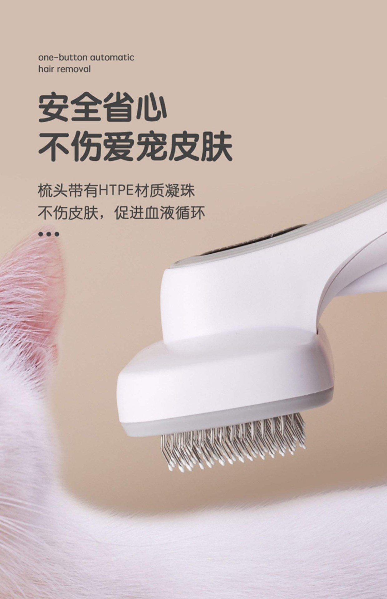 . Corgi chải lông cho chó cung cấp cho chó chải lông bông thú cưng làm sạch samoyed con chó nhỏ samoyed - Cat / Dog Beauty & Cleaning Supplies