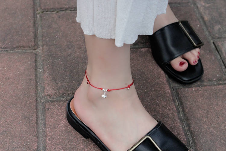 Vòng chân dây đỏ phong cách dân tộc Pixiu trang sức cá tính không hề đơn giản, mua hai tặng một cho nam và nữ - Vòng chân