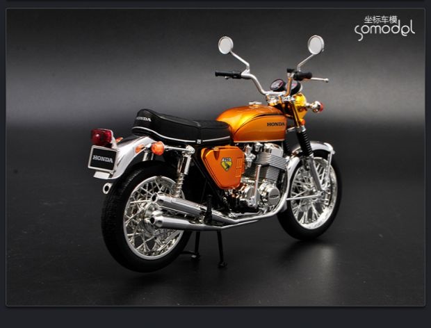 Thích hợp cho 50 mô hình xe ô tô Qingdao Club 1:12 Honda CB750 mô phỏng mô hình xe máy hợp kim trang trí quà tặng - Chế độ tĩnh