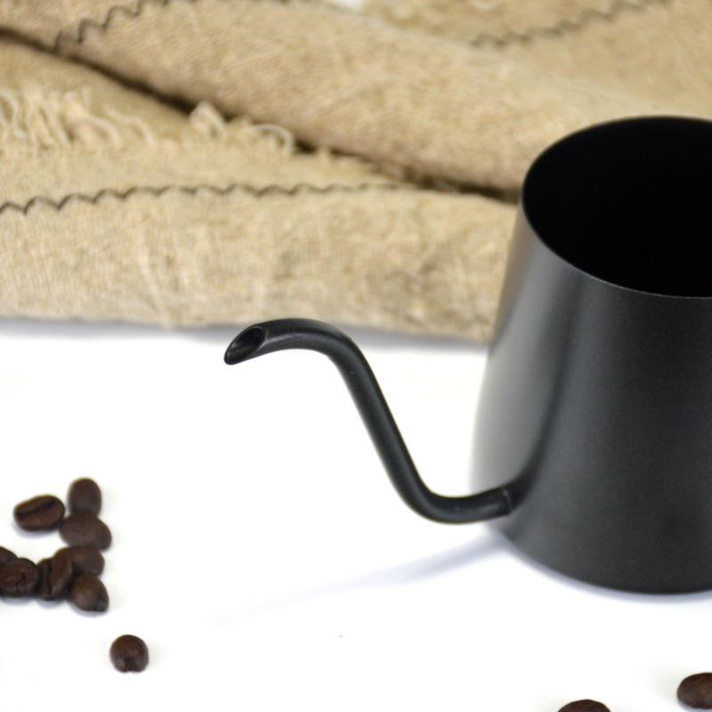 Bình cà phê tay treo tai dài miệng mỏng miệng nhỏ bộ lọc nhỏ giọt gia đình phù hợp với thiết bị inox 304 dày dặn - Cà phê