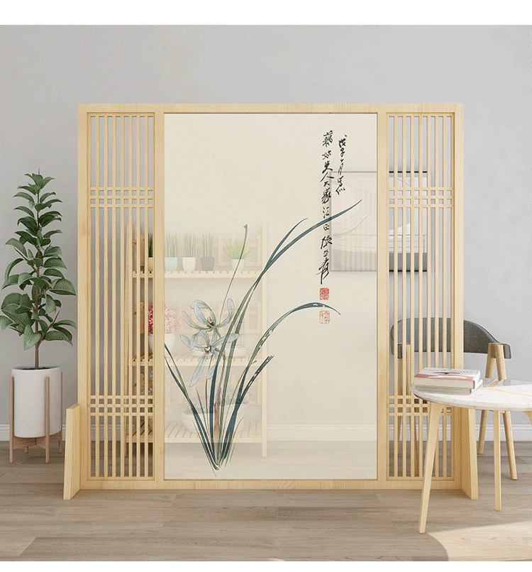 Trung Quốc rắn gỗ tếch gỗ dải phân vùng màn hình dọc dải gỗ lưới tản nhiệt Zen lối vào hiên phòng ngủ phòng khách nhà - Màn hình / Cửa sổ