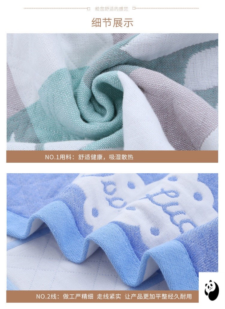 [Ba lớp một đôi] Khăn gối người lớn cotton gạc ba lớp, ba lớp không phai và không co rút - Khăn gối