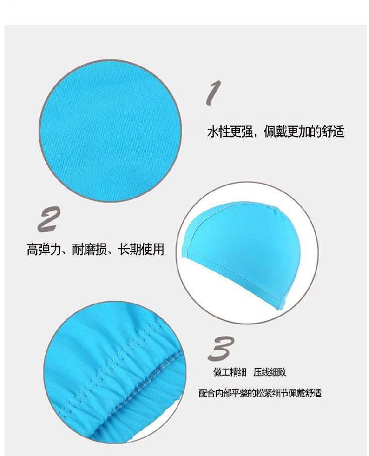 nam giới bảo vệ tai trong suốt màu đen lớn thoáng khí Thời trang Hàn Quốc cô gái suối nước nóng bơi lội bãi biển chăm sóc tóc mũ bơi - Mũ bơi