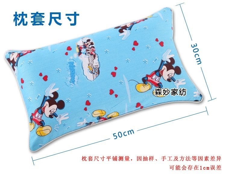 Áo gối trẻ em áo gối hoạt hình học sinh mẫu giáo dây kéo áo gối nhỏ 30 * 50X30 - Gối trường hợp