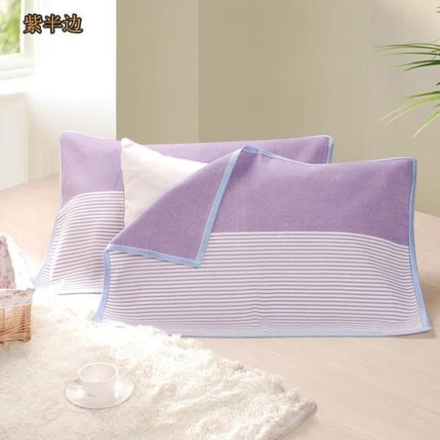 Vải lanh Cặp vợ chồng mới cưới mới được thấm hút Quần áo thời trang Vải của nam giới và phụ nữ Mồ hôi mới Phổ thông mỏng Đơn thô Một đôi Khăn gối Trẻ em - Khăn gối