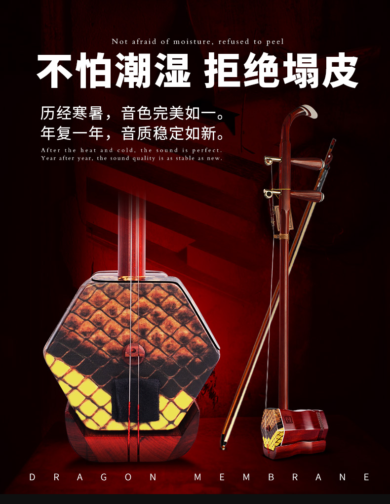 Cao cấp Wen Shao Erhu Red Sandalwood Trục đồng Trục cơ khí Erhu Nhạc cụ dành cho người lớn Chơi chuyên nghiệp Nhà sản xuất chung cho người mới bắt đầu - Nhạc cụ dân tộc