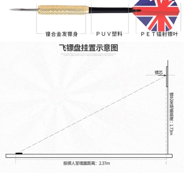 Mặt dây chuyền đĩa mềm điện tử đĩa bay tiêu chuẩn bảng phi tiêu bộ đồ chơi phụ huynh-con học sinh trung học mười vòng mục tiêu gia đình nam châm - Darts / Table football / Giải trí trong nhà