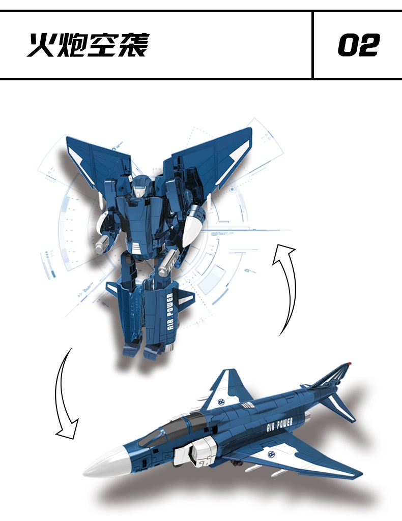 Đồ chơi biến dạng hợp kim Robot trẻ em Đa dạng Mô hình máy bay mô phỏng cậu bé mô phỏng Autobot King Kong - Đồ chơi robot / Transformer / Puppet cho trẻ em