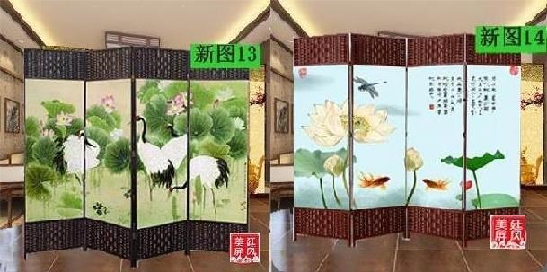 Màn hình phân vùng hiện đại tối giản hoạt động móng tay nghệ thuật di động gỗ rắn phòng ăn phòng ngủ khối phòng tắm phòng khách hiên vải - Màn hình / Cửa sổ