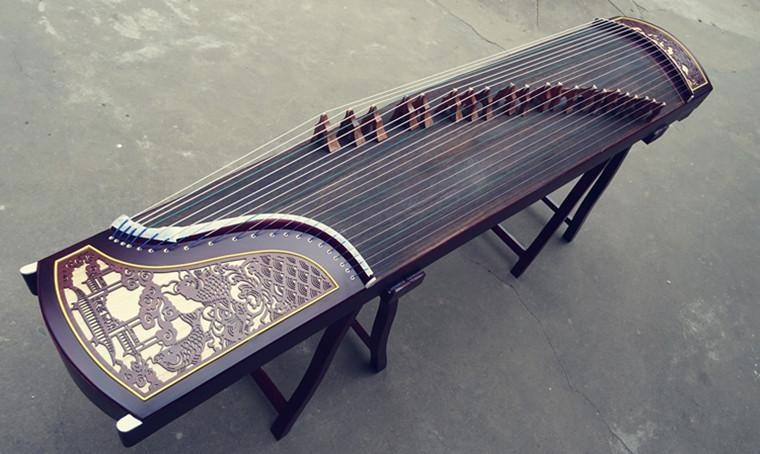 Nghề thủ công lưới tản nhiệt cửa sổ Dương Châu Guzheng đích thực cho người lớn và trẻ em mới bắt đầu chơi nhạc cụ đầu vào thử nghiệm chuyên nghiệp để gửi thực tế - Nhạc cụ dân tộc