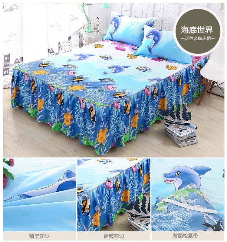 Váy trải giường, khăn trải giường, ga trải giường, nhún, ga trải giường tùy chọn, ga trải giường in, váy, ga trải giường chống trượt, ga trải giường - Váy Petti