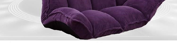 . Nghỉ trưa cửa sổ lồi phòng ngủ thứ hai màu xám thoải mái ngủ ghế sofa lười đôi tatami khu giải trí kiểu Nhật phòng trẻ em - Ghế sô pha