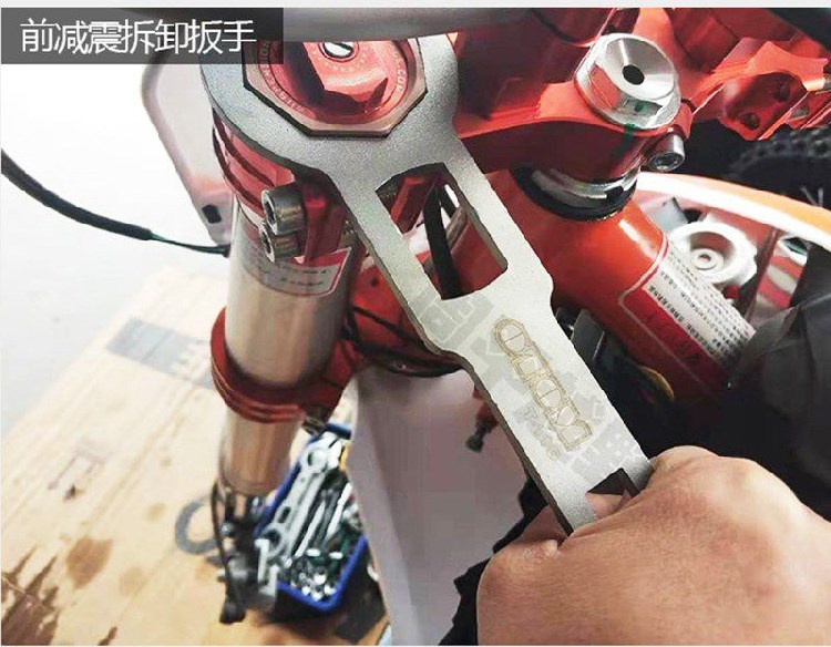 Dụng cụ sửa chữa bộ lắp đặt tháo rời off-road hàng lớn trước khi tháo lắp chốt chặn dầu xe máy Kẹp giữ cờ lê hấp thụ sốc - Bộ sửa chữa Motrocycle