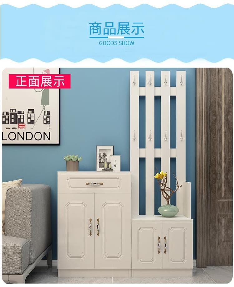 Nội thất vách ngăn, ghế đôn thay giày, phòng ngủ trong nhà hiện đại, lắp ghép đơn giản, tủ hành lang, tủ giày, đơn giản và hiện đại - Kệ