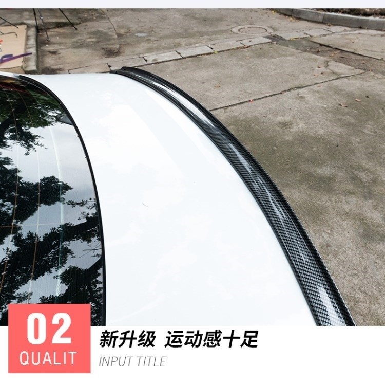 Mô hình sợi carbon hai khoang xe ô tô đục lỗ miễn phí cánh đuôi nhỏ cánh trên cùng Dongfeng Fengshen Yixuan cánh đuôi cánh gió đuôi xe - Sopida trên