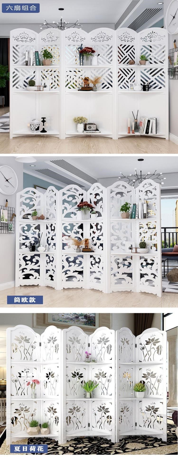 Cửa đi vào ngăn vách ngăn di động phong cách châu âu phòng khách phòng ngủ đơn giản gấp khối di động thiết bị thẩm mỹ viện - Màn hình / Cửa sổ
