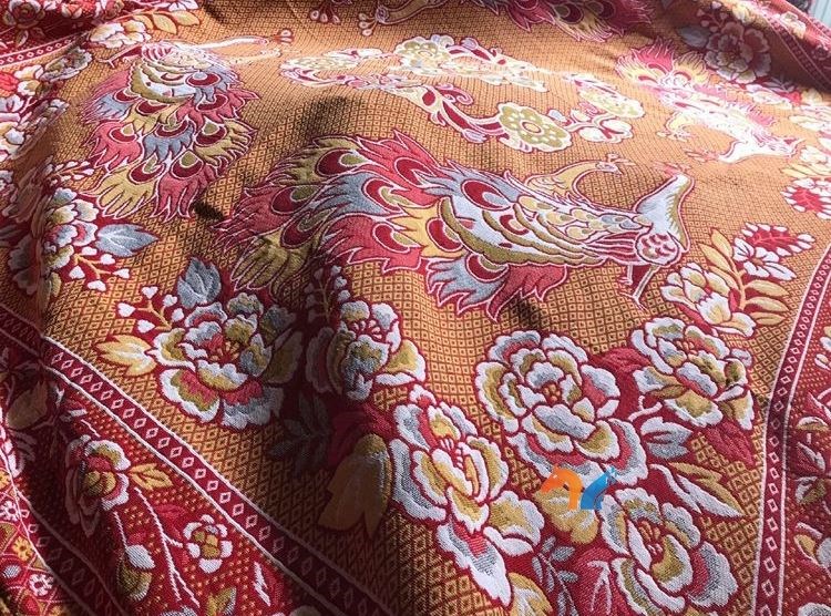 Phong cách dân tộc dòng cotton dày bốn mùa nệm phổ thông đôi khăn bông chăn thư giãn chăn đầu giường chăn phòng khách chăn - Ném / Chăn