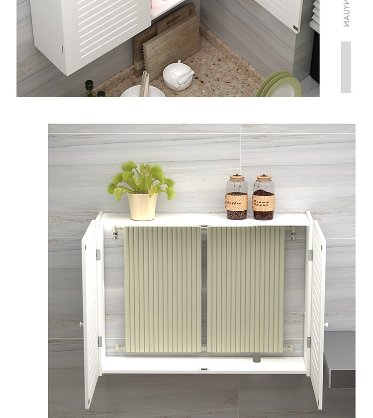 Hộp che chắn trang trí đồng hồ gas và khí gas tự nhiên, hộp che chắn đồng hồ gas nhà bếp, vỏ đường ống máy nước nóng, chống thấm không đục lỗ - Cái hộp