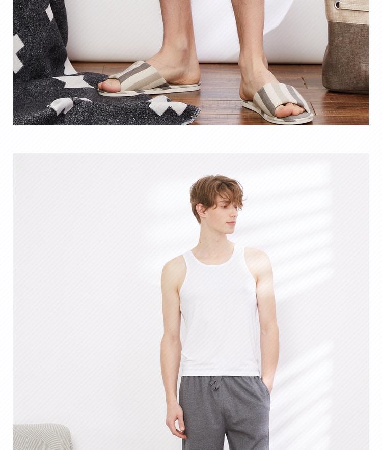 Quần, cotton, quần năm ngủ, quần code, quần short mùa hè ở nhà, ngựa đực lớn, quần lỏng lẻo - Quần tây