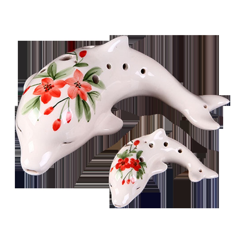 Chính hãng Taile TAILE Ocarina Kundi 12 lỗ Alto G / Treble C Ocarina Big Fish Kun Begonia Nhạc cụ - Nhạc cụ dân tộc