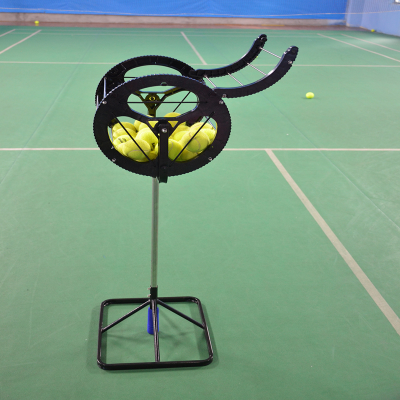Dụng cụ lấy bóng tennis Đa khung Người huấn luyện nhận bóng rổ Đồ dùng cho quần vợt Giỏ nhặt bóng tự động - Quần vợt