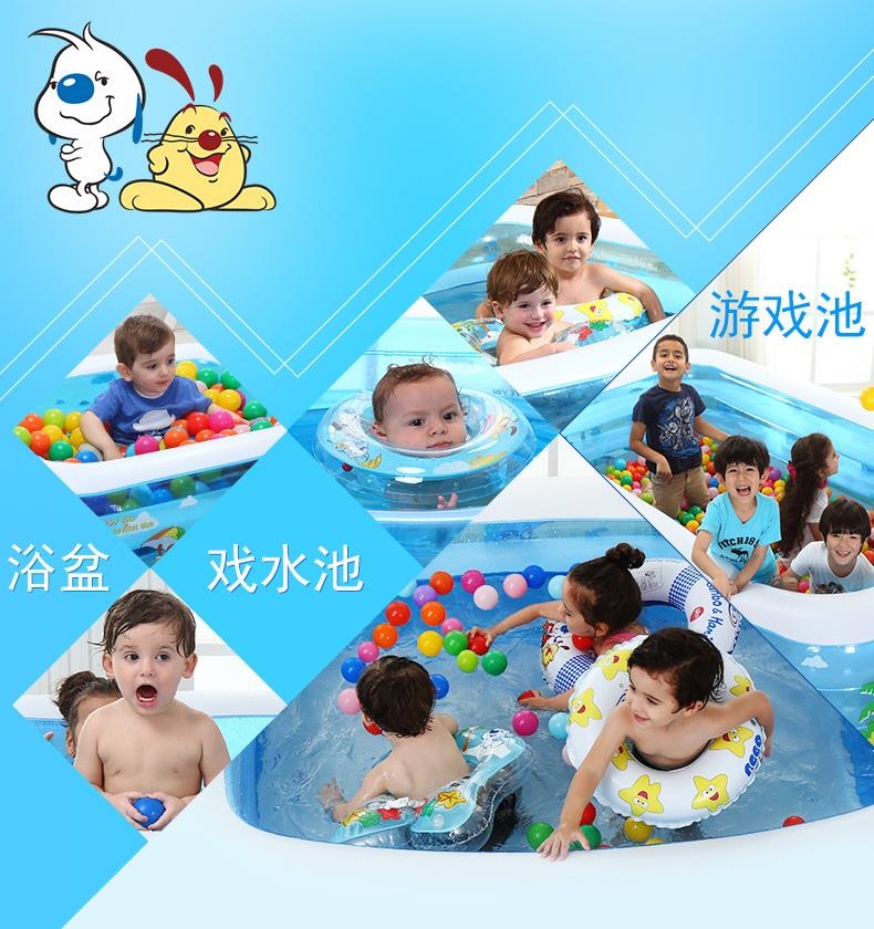 Bể bơi người lớn ban công gia đình trẻ em chơi trong nước kèn đại dương thương mại nhỏ an toàn tại nhà bể bơi mái chèo - Bể bơi / trò chơi Paddle