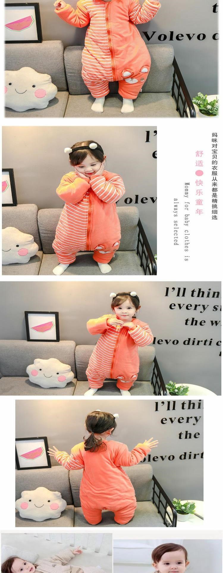 Túi ngủ thu đông cho bé mẫu 1-2-3-4 tuổi pyjama dày dặn cho bé, chống đá chân trẻ em nam nữ xẻ tà - Túi ngủ