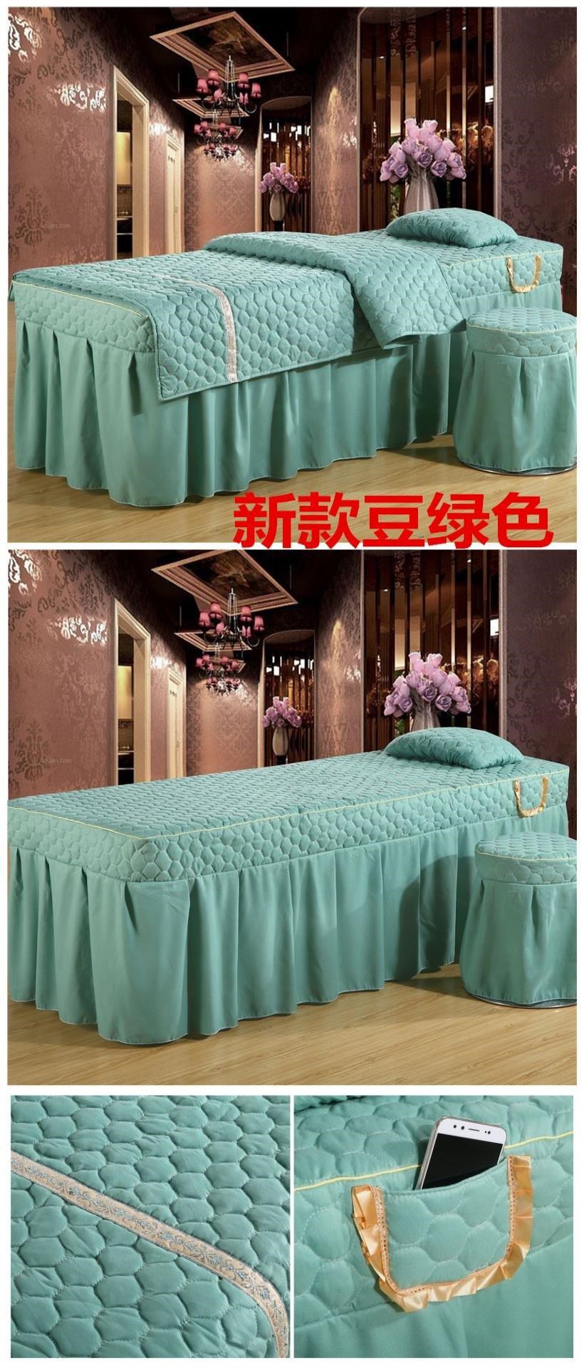 Bộ trải giường tùy chỉnh net người nổi tiếng vẻ đẹp chăn trải giường vẻ đẹp bộ trải giường một mảnh khăn trải giường trải giường đục lỗ giường bốn mảnh mát xa - Trang bị tấm