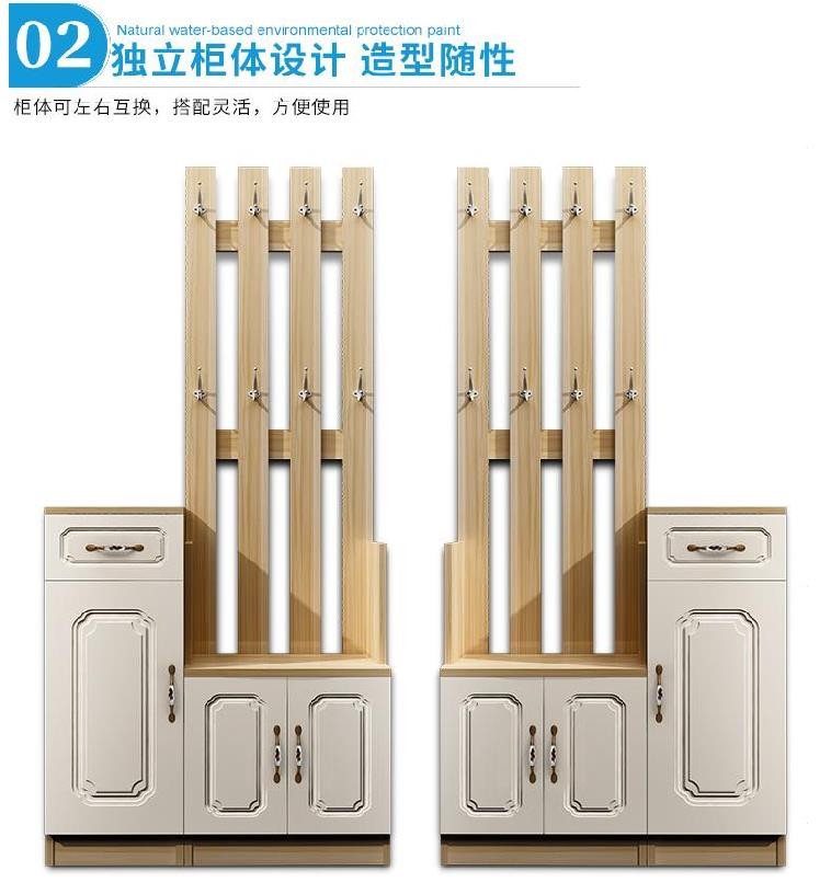 Nội thất vách ngăn, ghế đôn thay giày, phòng ngủ trong nhà hiện đại, lắp ghép đơn giản, tủ hành lang, tủ giày, đơn giản và hiện đại - Kệ