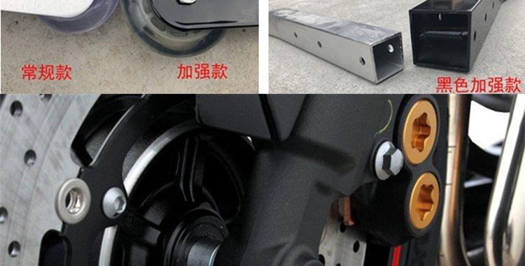 Khung nâng xe máy hạng nặng có thể gập lại mới, khung đỡ bánh sau, khung đỗ xe, khung đỗ xe, dụng cụ bảo dưỡng chung - Bộ sửa chữa Motrocycle
