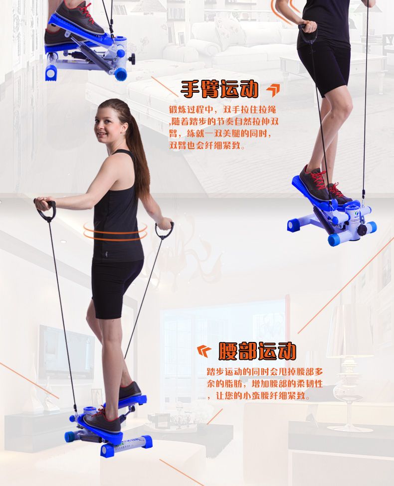 Chính hãng bước gia dụng câm thủy lực máy đạp chân định hình phục hồi chức năng đào tạo sức khỏe leo núi khỏe mạnh - Stepper / thiết bị tập thể dục vừa và nhỏ