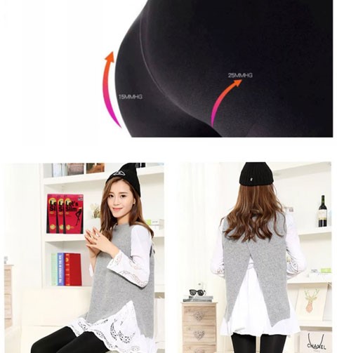 [Boutique 2 cái] bít tất tay ống quần tất mùa xuân và mùa thu có độ dày vừa phải bít tất nữ áp lực bít tất chân đẹp tạo dáng - Vớ giảm béo
