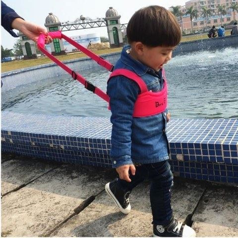 Trẻ em 10-18 tháng tuổi kéo dây chống đi địu trẻ em gái đi học túi chống ngã - Dây đeo / Đi bộ Wings / Các vật dụng ngoài trời