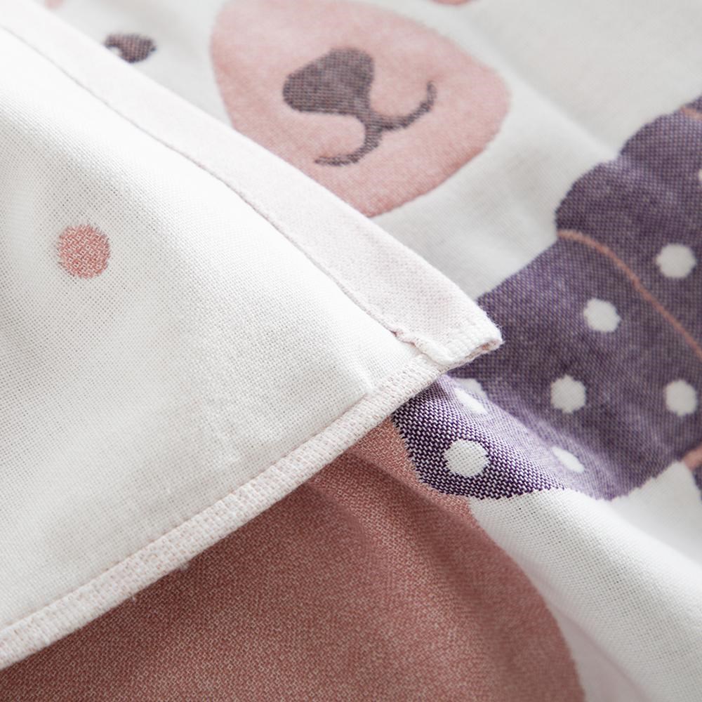 Bông nhẹ và mềm Gối sọc kiểu Nhật Bản khăn gối đơn trẻ em thấm mồ hôi cotton người lớn thoáng khí đệm khăn vài - Khăn gối