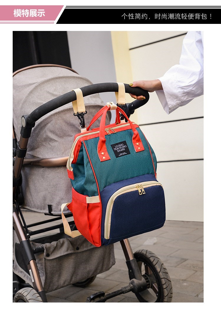Mommy bag vai 2020 mẹ mới cho bé đi chơi ba lô đi chơi mẹ túi mẹ và bé túi cay mẹ - Túi / túi Baby