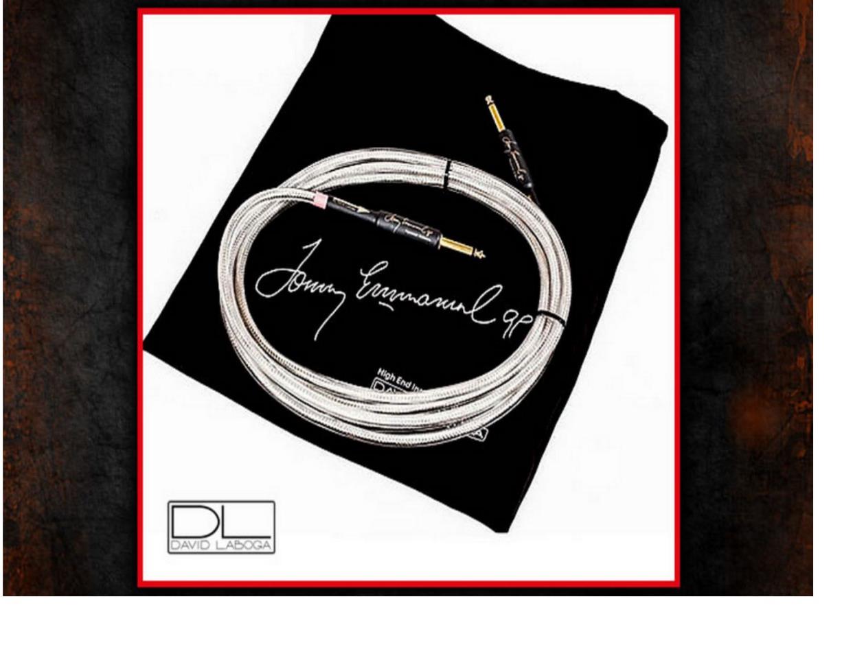 Đàn guitar vuông cao cấp DL Tommy Emmanuel cây đàn guitar chữ ký cáp nhạc cụ cáp điểm cáp - Phụ kiện nhạc cụ