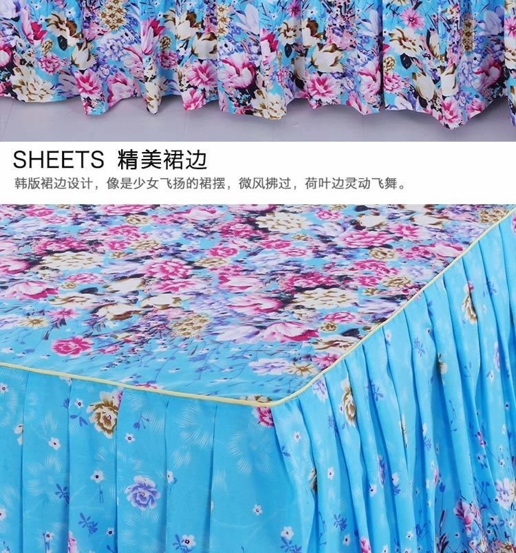 Khăn trải giường chuyên dụng khỏa thân ngủ ấm áp tinh tế khăn trải giường cưới bền khăn trải giường váy ngủ 2020 giường sáng tạo thoải mái - Váy Petti