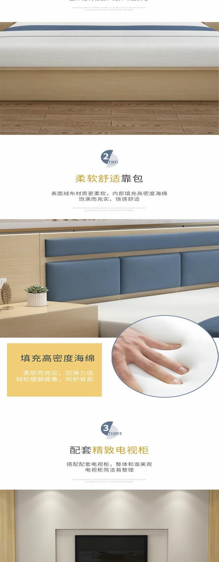 Khách sạn nội thất khách sạn giường đơn 12 mét phòng tiêu chuẩn đầy đủ giường tùy chỉnh và ăn sáng giường khách sạn căn hộ phòng cấp tốc giường - Nội thất khách sạn