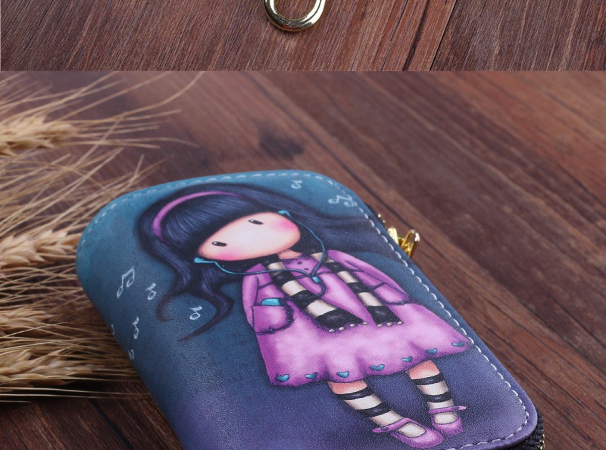 Phim hoạt hình hộp đựng chìa khóa ô tô túi đựng đồ nữ có dung tích lớn Hàn Quốc đa chức năng dễ thương túi đựng chìa khóa gia đình nhỏ đơn giản - Trường hợp chính