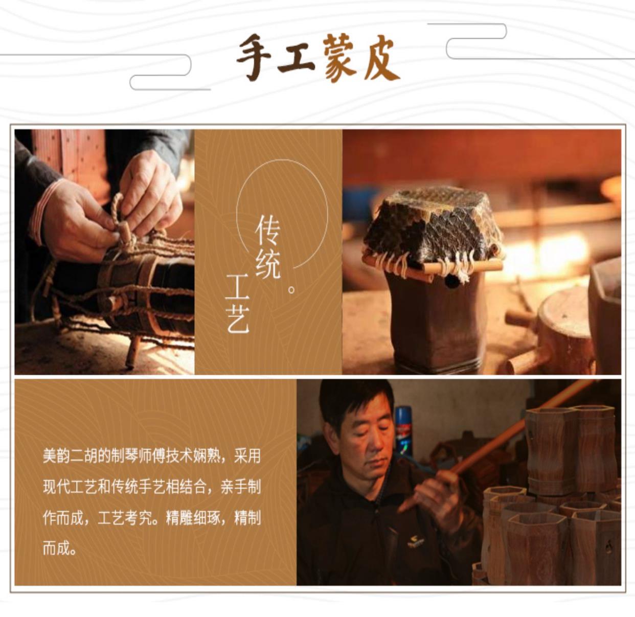 Ống phẳng bằng gỗ mun cao cấp Xihu Nhạc cụ Giang Tô kịch nhạc cụ biểu diễn chuyên nghiệp Xihu Xuanpi nghe - Nhạc cụ dân tộc
