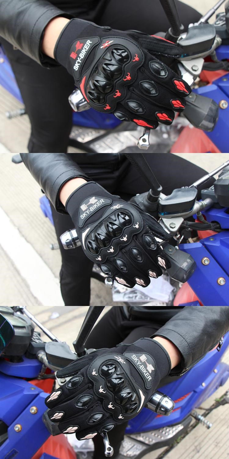 Găng tay xe máy cậu bé đi xe máy đua được trang bị màn hình cảm ứng bốn mùa găng tay đi xe máy xuân, thu, đông để giữ ấm - Xe máy Rider thiết bị