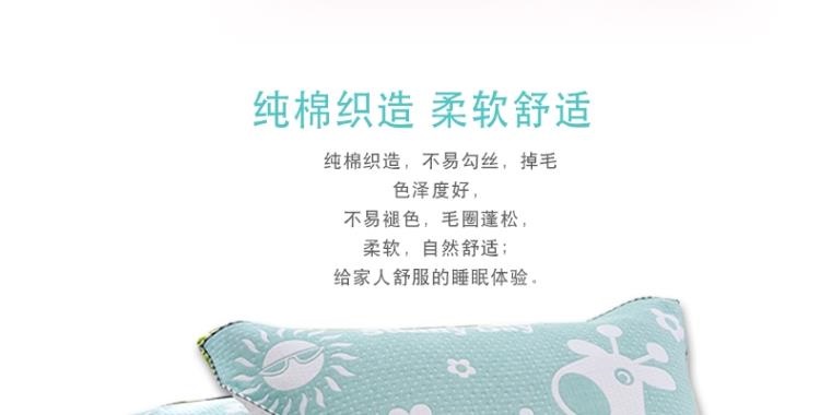 Gối chống mạt học sinh là loại bông tốt làm gối khăn tắm khăn gối khăn massage giường bông gạc êm ái đôi gối màu xám - Khăn gối